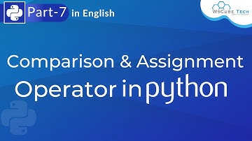 Comparison & Assignment Operator in Python | Python Tutorial For Beginners Part 7 | WsCube Tech