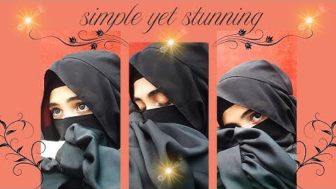 Simple yet stunning hijab  tutorial || by Hannah shah