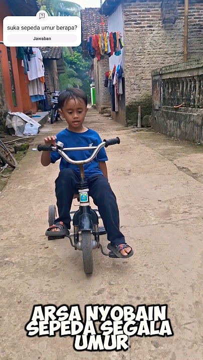 Arsa Nyoba SEPEDA SESUAI UMUR🤣 #shorts #trending #arsacool