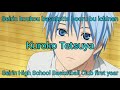 Seishun TIP-OFF!!! Kuroko Tetsuya Ver. Lyrics (Eng and Romaji)