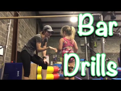 How to Coach Beginner Gymnastics Bars : Drill Stations