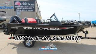 2026 Tracker Pro Guide V16 WT Walkthrough &amp; Review | Deep V Fishing Boat Built for Midwest Lakes 🎣
