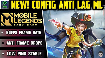 ⚡NEW! CONFIG ML ANTI LAG 60FPS + PING BOOST [ PATCH AAMON ] 100% WORK.