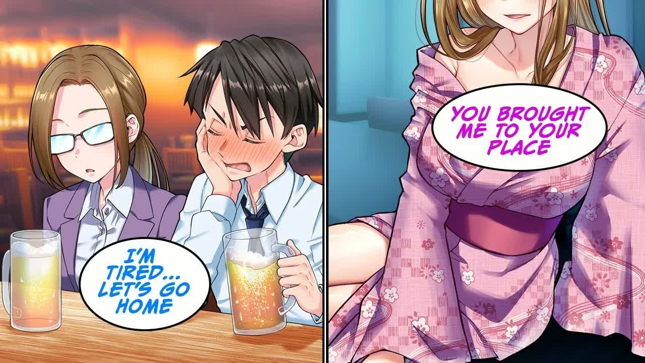 [Manga Dub] The pretty receptionist looked down on me but when I took off my glasses! [RomCom]