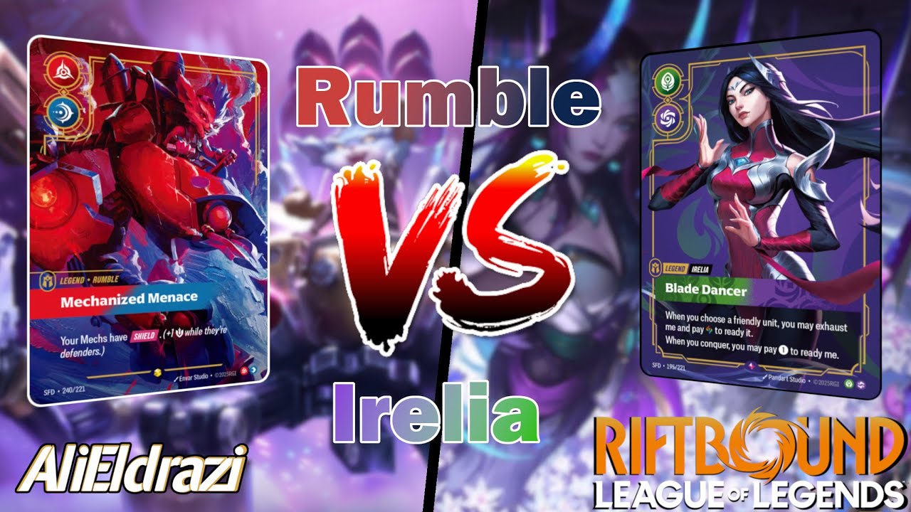 Rumble Versus Irelia Gameplay - Dancing with Mechs