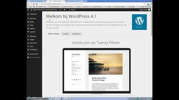 Wordpress als Content Management Systeem gebruiken