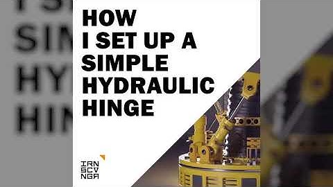 [008] How to create a simple hydraulic hinge | Cinema 4D Quicktip