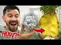 How To Cut A Pineapple With Aluminum Foil!! *TOP 5 BAR TRICK BETS YOU WILL ALWAYS WIN*