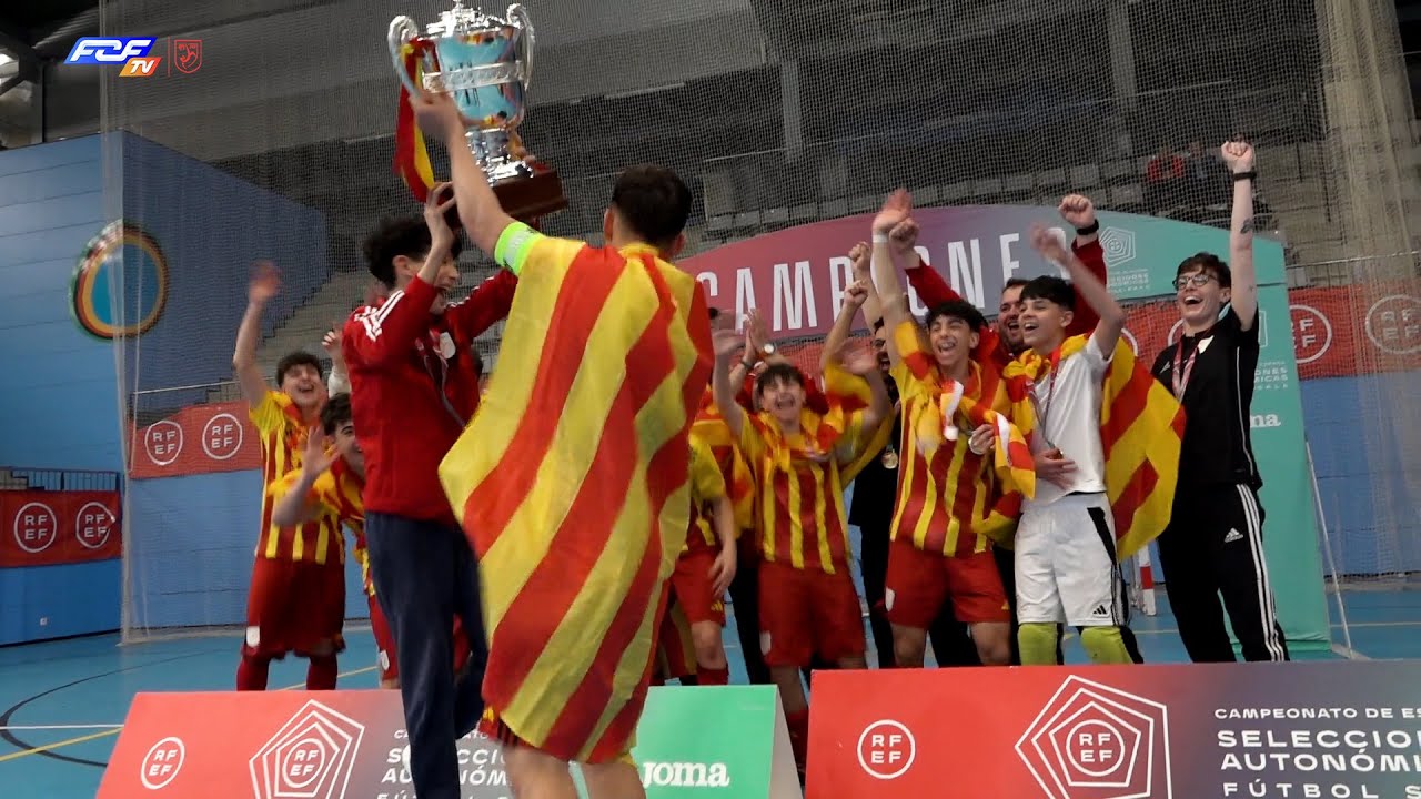 Resum Catalunya - Comunitat Valenciana (3 - 0). Final Campionat d'Espanya sub 14 masculí futbol sala