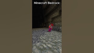MINECRAFT : ( java )vs( beadrock ) edition skeletons 🤣#minecraftshorts #gaming #dream #skeleton #fun