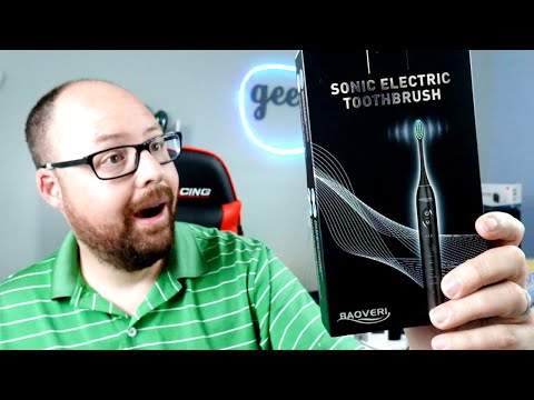 Sonic Electric Toothbrush with 8 Brush Heads REVIEW
