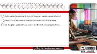 Describe Why Software Engineers Need to Collaborate with UX Designers (LU7/LO3)