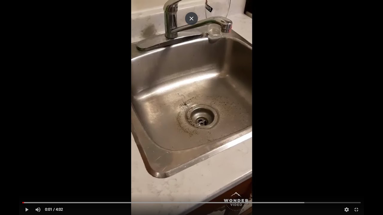 How to unclog kitchen sink drains. YouTube