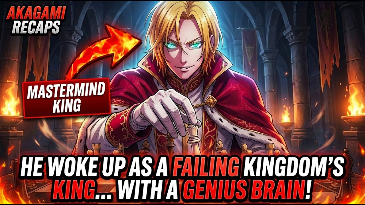 He woke up as a failing kingdoms king.... with a Genius Brain! | Manhwa recap in HINDI