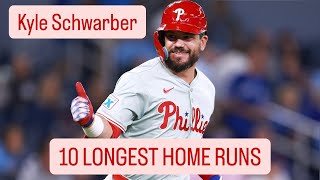 10 Longest Home Runs Of Kyle Schwarbers Career