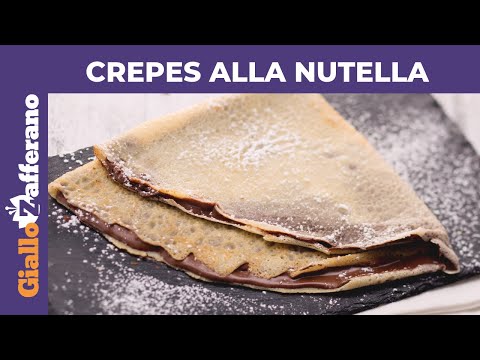 Crepes in bottiglia giallo zafferano Crepes in bottiglia giallo zafferano