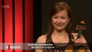Star-Geigerin Arabella Steinbacher im alpha-Forum (TV)