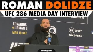 Roman Dolidze | UFC 286 Media Day Interview