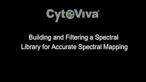 Building and Filtering a Spectral Library for Accurate Spectral Mapping