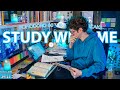 Study with me live pomodoro  12 hours study challenge  harvard student relaxing rain sounds