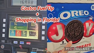 Costco Gas Prices in Florida 🇺🇸 | Filling Our Ford Expedition + Christmas Costco Shop