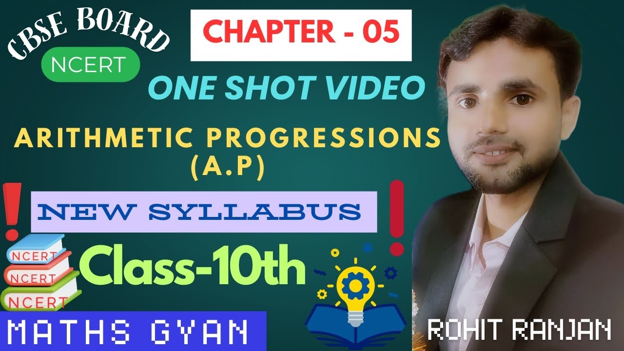 Class 10th Arithmetic Progressions (A.P) One Shot | Class 10 Maths ...
