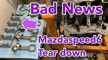 Mazdaspeed6 engine tear down