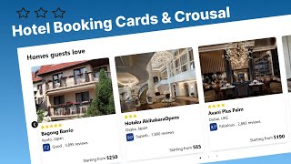 Build Hotel Booking Cards & Carousel with React Slick | MERN Hotel Booking App – UI/UX Pt 5