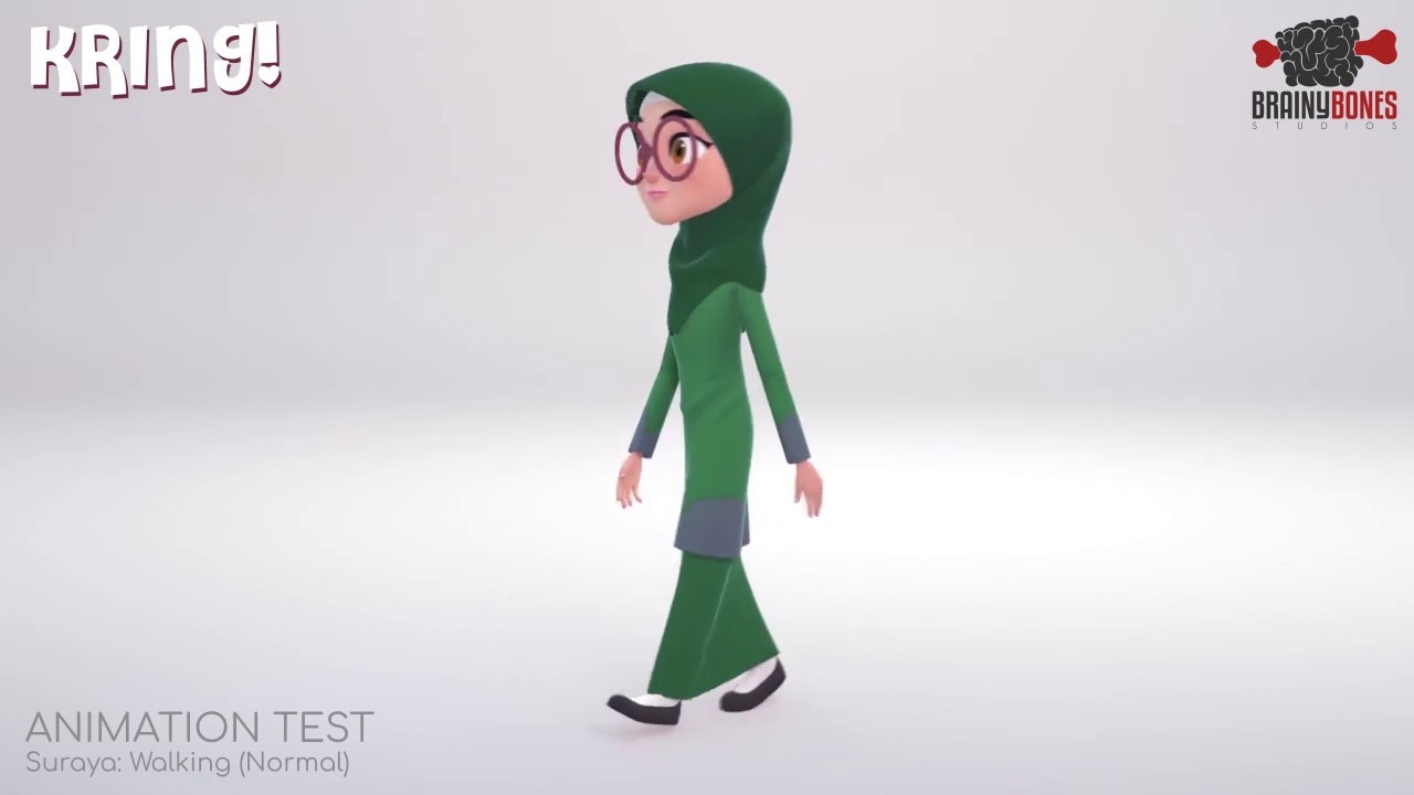 KRING! | Animation & Render Test - Teacher Suraya's Animation Cycle ...