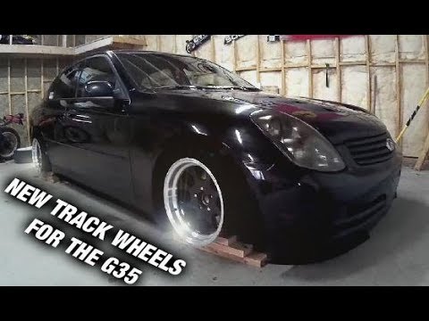 New Track Wheels For The G35 - YouTube DNALI