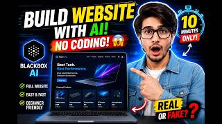 I Built a Full Website Using AI in 10 Minutes (Blackbox AI Tutorial)