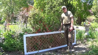 DIY - How To Build An Inlaid Lattice Panel.