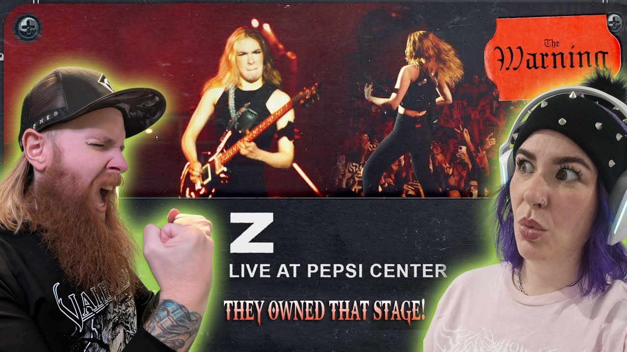 THE WARNING – Z (Live from Pepsi Center) | Couple Reaction to Powerful Mexican Rock Trio!