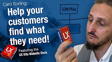 Card Sorting: Help your customers find what they need ft. the UX Kits Website Deck