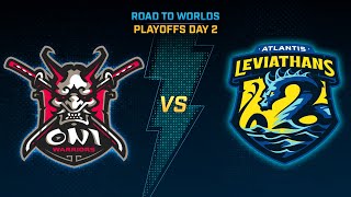 SMITE Pro League Road to Worlds Playoffs Day  2: Oni Warriors Vs Atlantis Leviathans