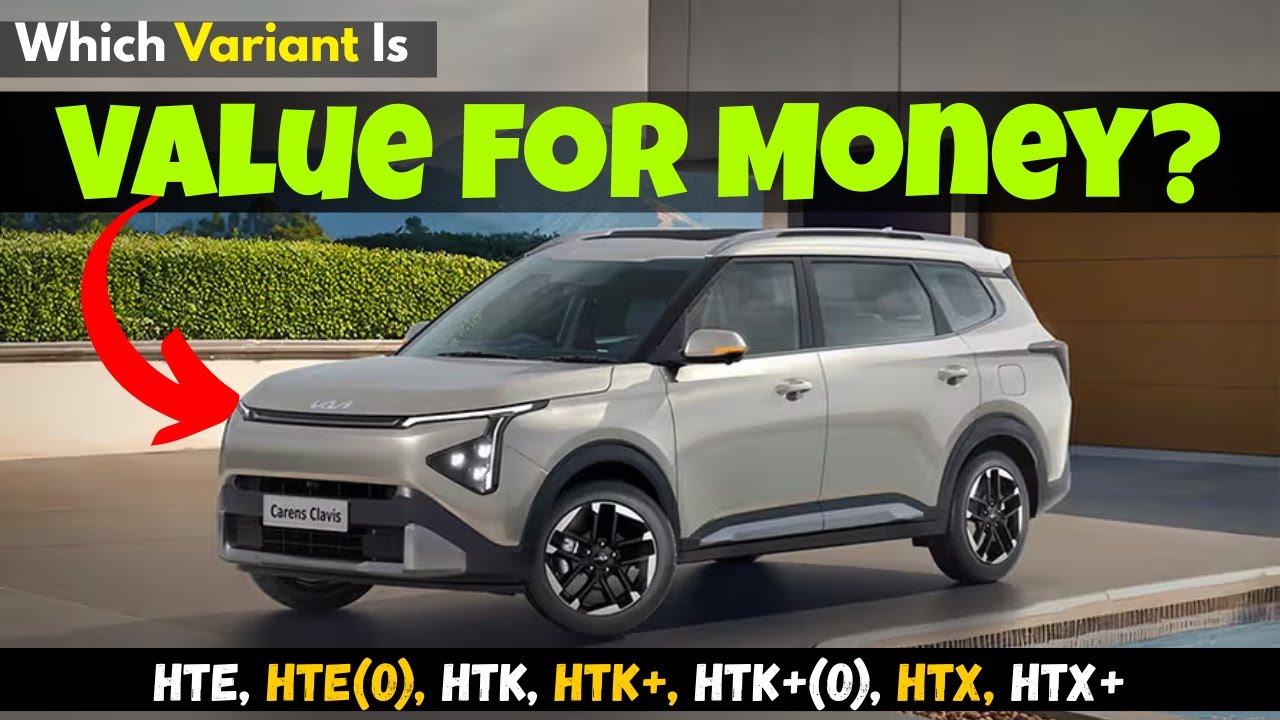 Kia Carens Clavis All Variants Explained InTamil | HTE, HTE(O), HTK ...