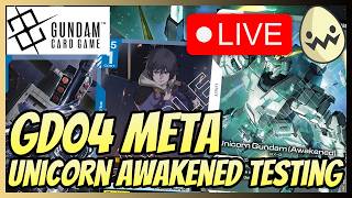 Gundam Card Game: GD04 Meta Unicorn Awakened Ranked Testing!