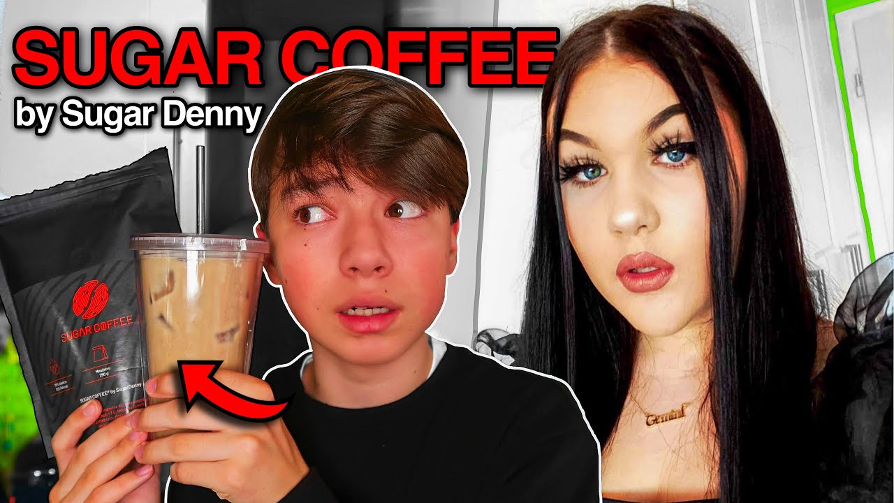 TESTUJU SUGARCOFFEE. UPŘÍMNÁ recenze na kafe od SUGAR DENNY✨ [iced coffee/latte] | tadeas