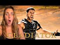 Gladiator is moving poetic and brutal  first time watching