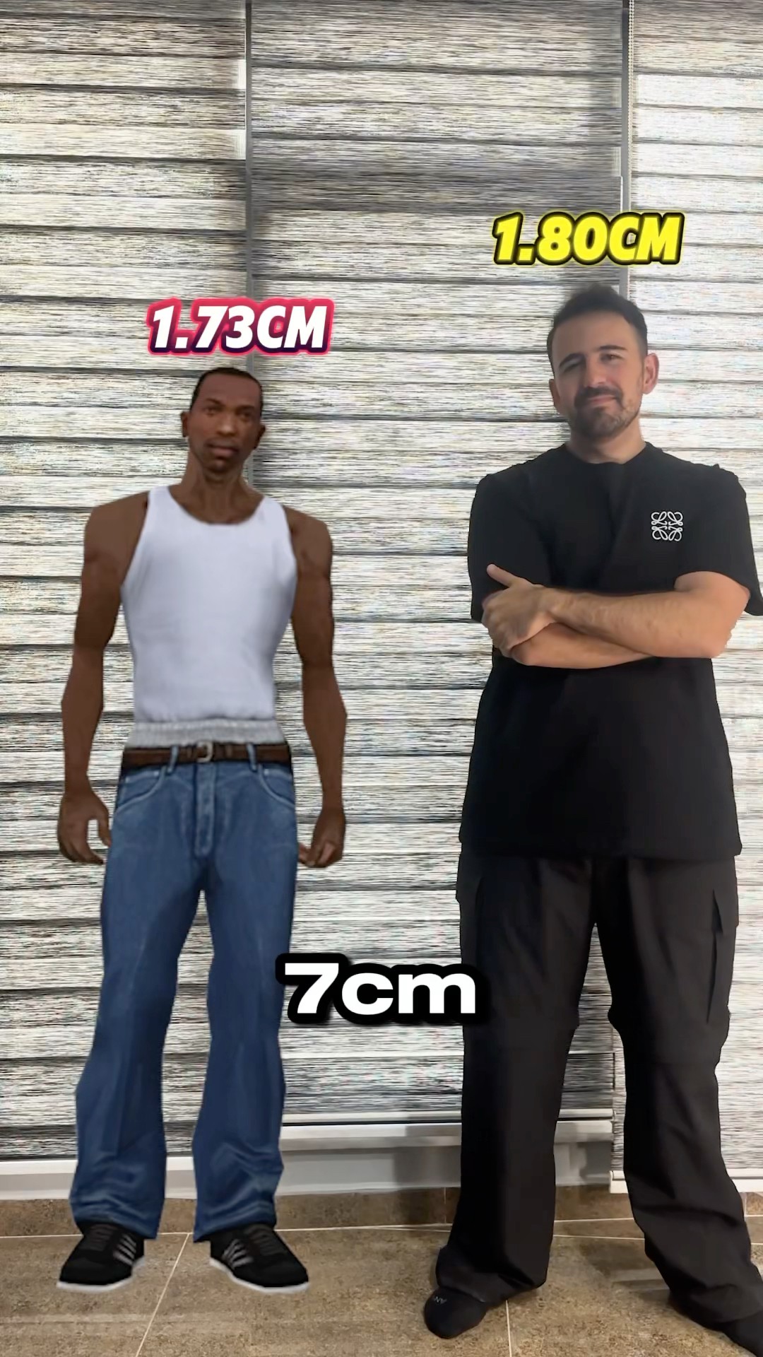 Cuánto miden los personajes de GTA ? #shorts #gta