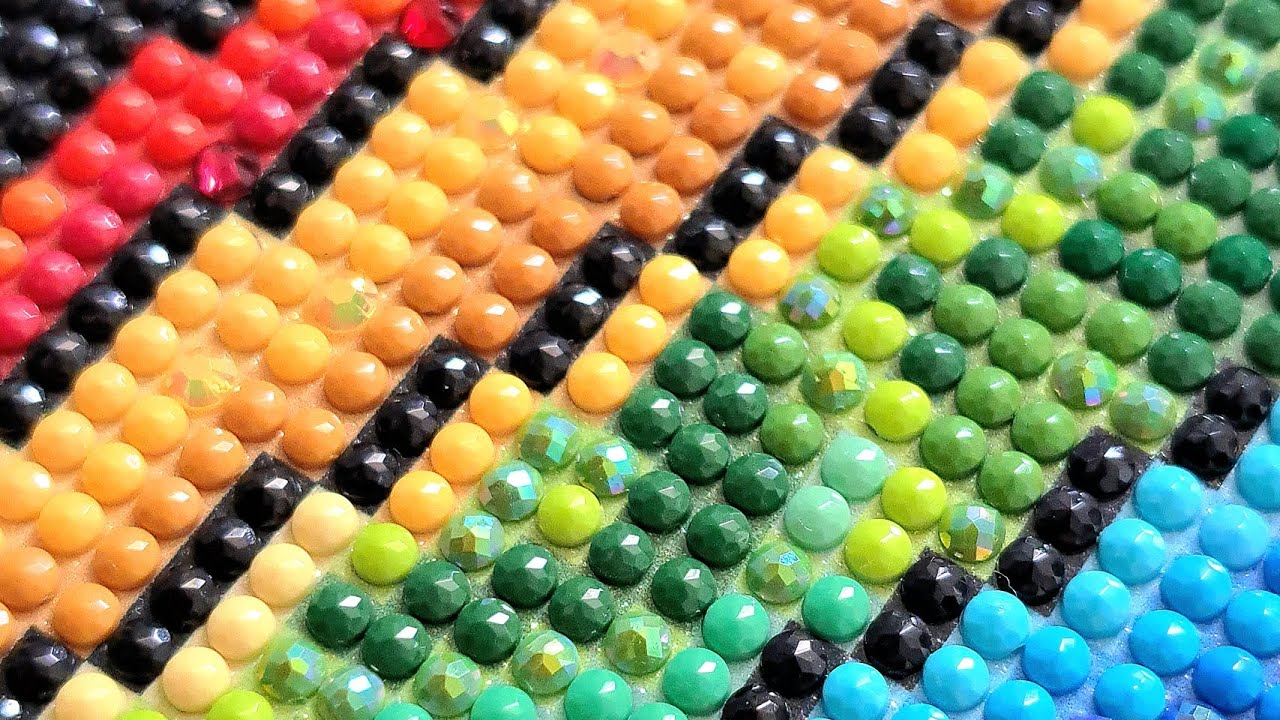 Relaxing and Satisfying ASMR Diamond Painting Compilation - Real Time ...