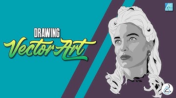 Making A Vector Portrait with Affinity Designer Time Lapse Speed Art