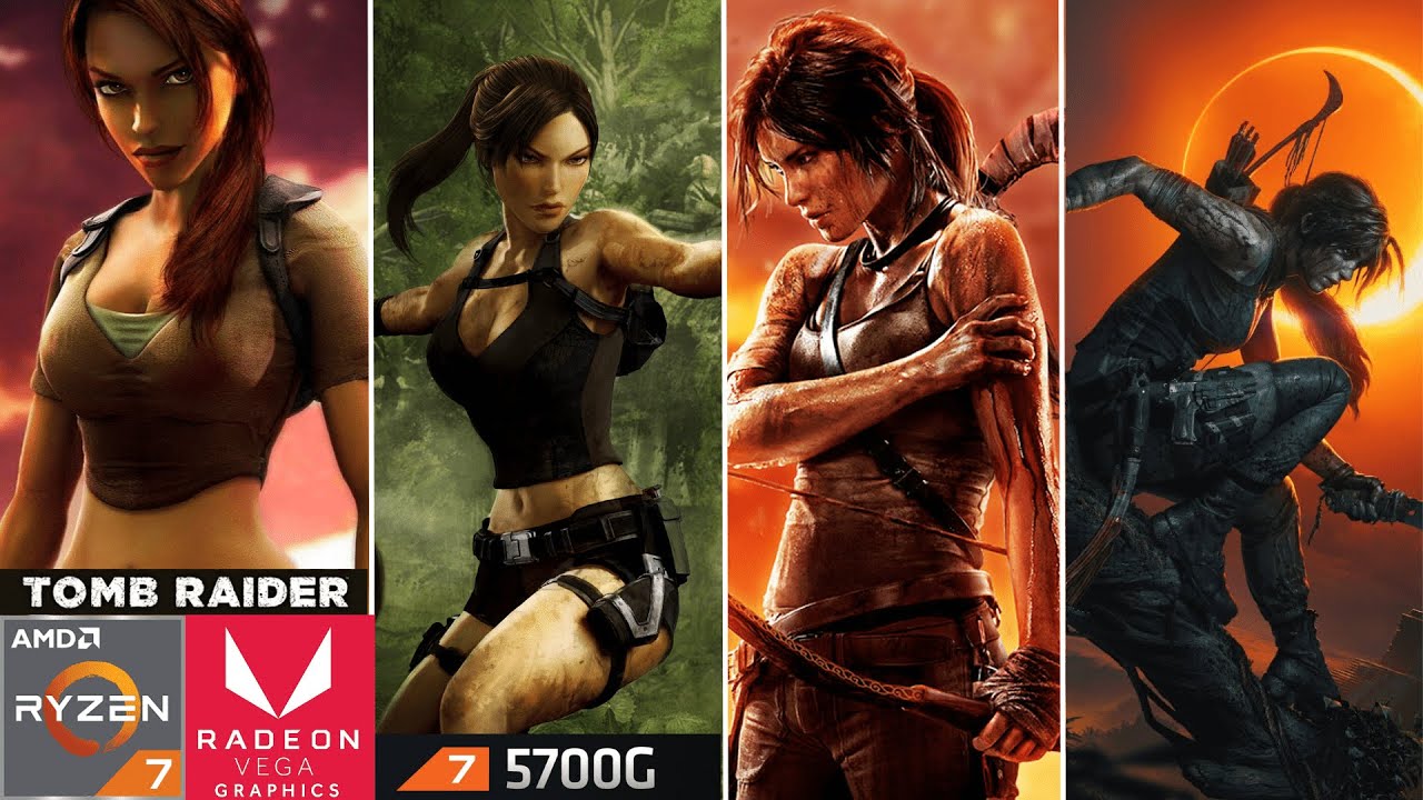 AMD Ryzen 7 5700g & 16 gb RAM 3200 MHz test in Tomb Raider games