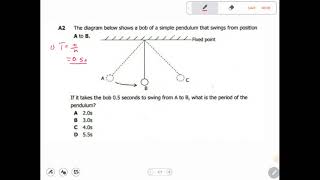 simple pendulum/ physics / Ecz question Wealth
