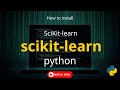 How to Install Scikit-learn with Python 3.14 on Windows 10/11 [2025 Update] Scikit-learn Tutorial