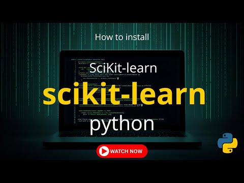How to Install Scikit-learn with Python 3.14 on Windows 10/11 [2025 Update] Scikit-learn Tutorial