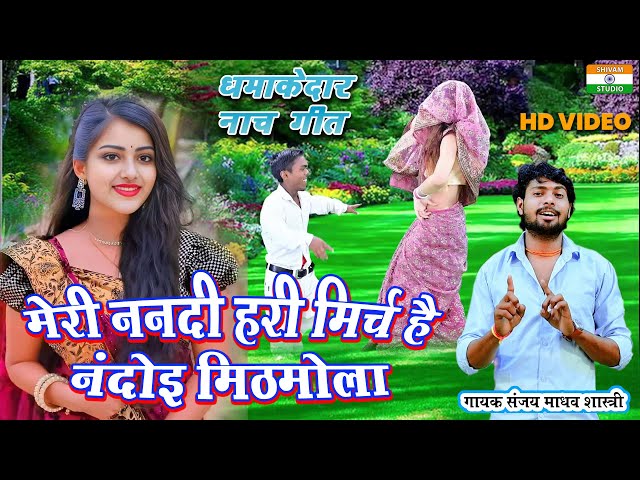 Lok Geet - Meri Nandi Hari Mirch Hai मेरी ननंदी हरी मिर्च है ननदोई मिठमोला / Singer Sanjay Madhav