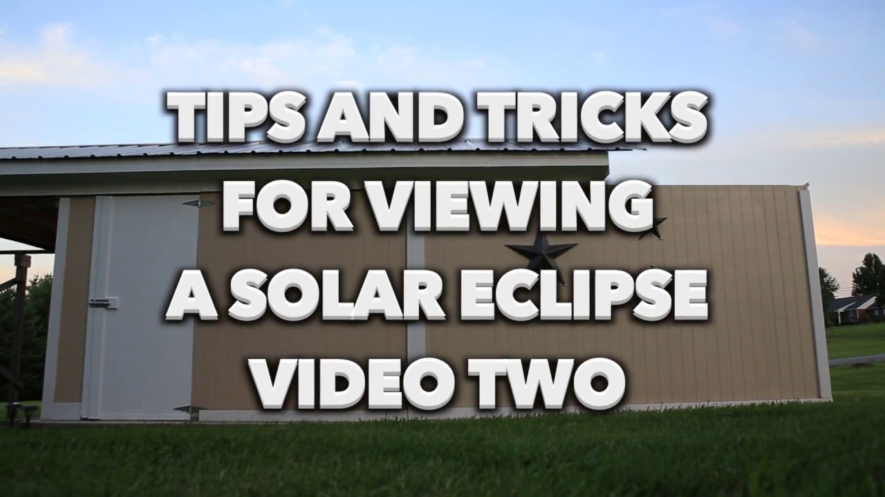 Solar Eclipse Video 2-Direct Viewing with Optical Equipment (DIY Viewer)