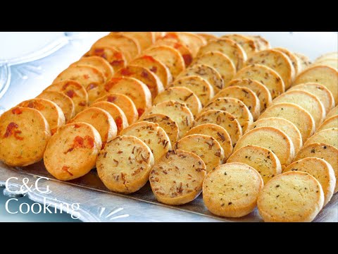 [ASMR] 3種のおつまみクッキーの作り方 | 3 types snack ice box cookies asmrのサムネイル