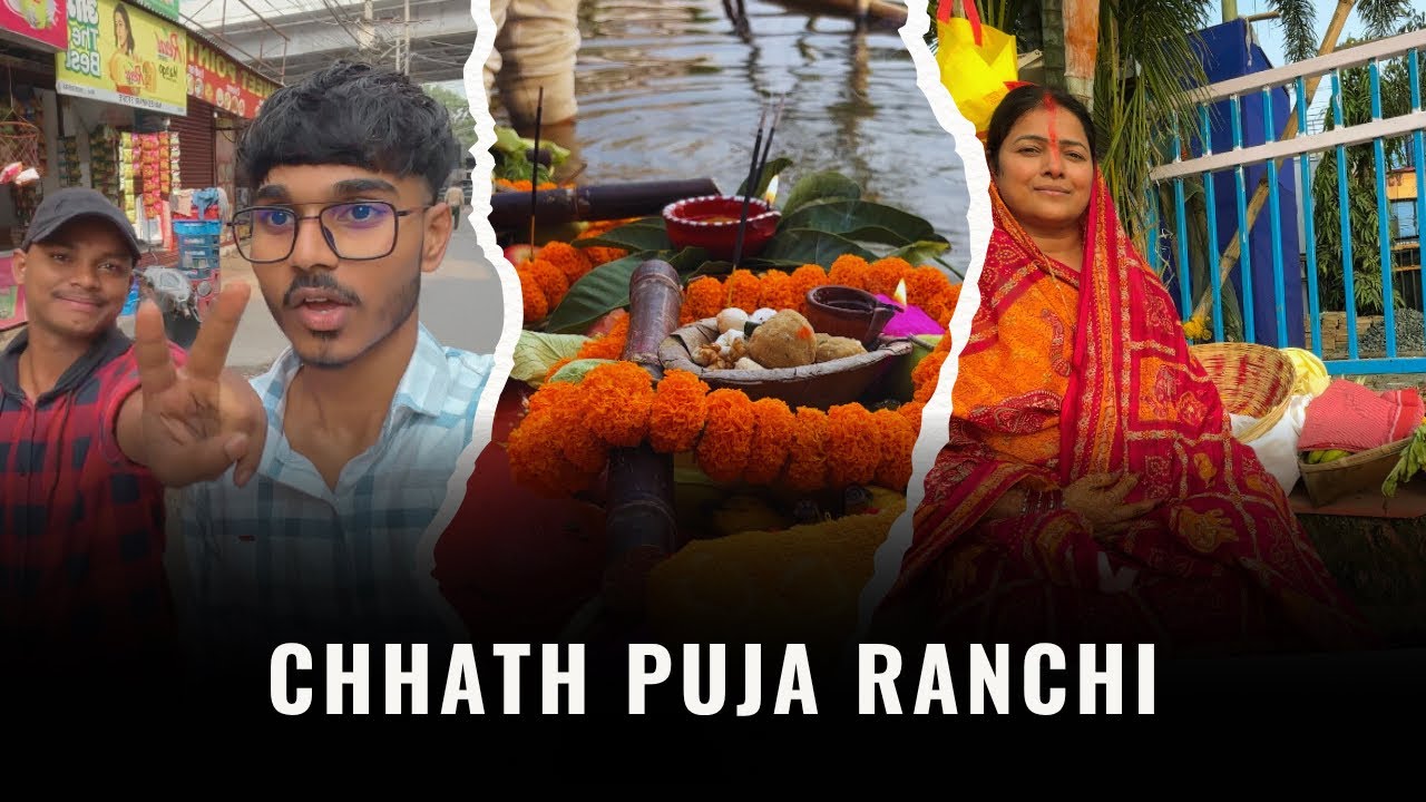 Chaath puja celebration in Ranchi 🌞❤️